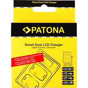 PATONA Chargeur Smart Dual LCD USB pour NP-F970/F960/F950