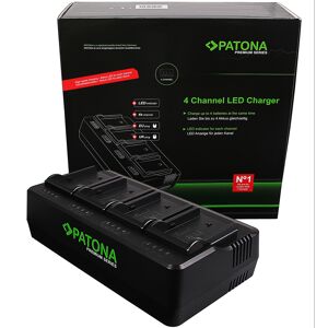PATONA Chargeur Premium 4 Batteries pour NP-F550/F750/F960/F970