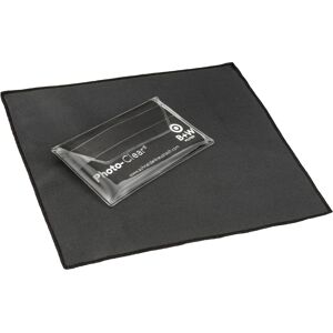 B&W Chiffon Microfibre Photo Clear 20x18cm Noir