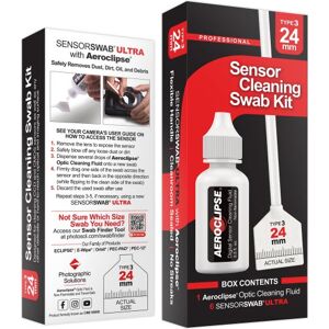 PHOTOSOL Sensor Cling Swab Kit avec 6 SSU 24mm et 15ml Aeroclipse