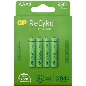 GP Piles Rechargeables AAA 950mAH X4