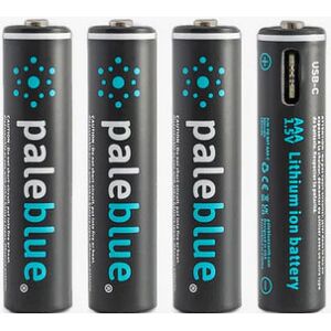 PALE BLUE Piles Rechargeables AAA Li-ion USB-C