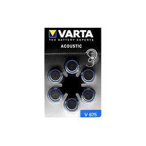 Varta Pile V675A Acoustique (x6)