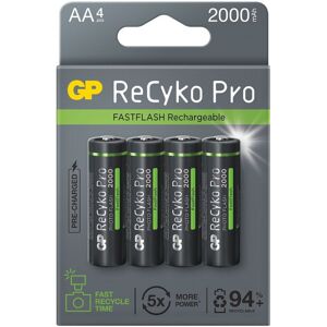 GP Piles Rechargeables Pro AA 2000mAH X4