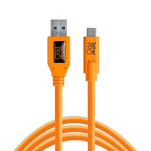 TETHER TOOLS Câble USB 3.0 vers USB-C 4.6M Orange