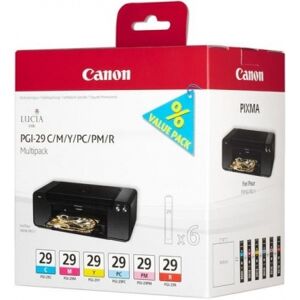 Canon Encre PGI-29 Multipack C/M/Y/PC/PM/R