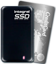 INTEGRAL Disque Dur Externe Portable SSD USB 3.0 120GB Noir