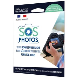 SOS PHOTOS Logiciel de Stockage Cloud 200GO