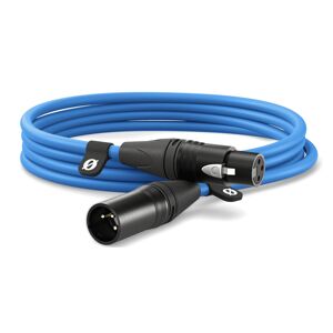 RODE XLR3M-B Câble XLR 3m Bleu