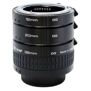 Kenko Tubes Allonge Macro 12,20 et 36 mm pour Nikon