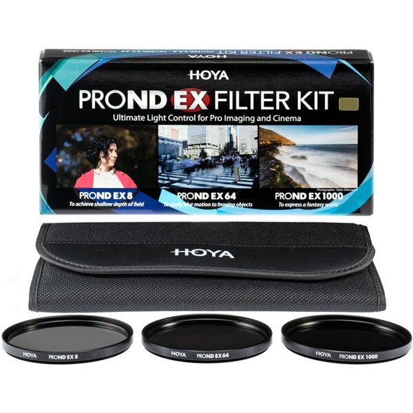 Hoya Kit Filtres Pro ND-EX ND8/ND64/ND1000 72mm