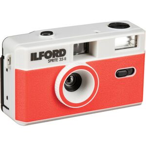 ILFORD Appareil Photo Argentique Sprite 35 II Silver/Rouge