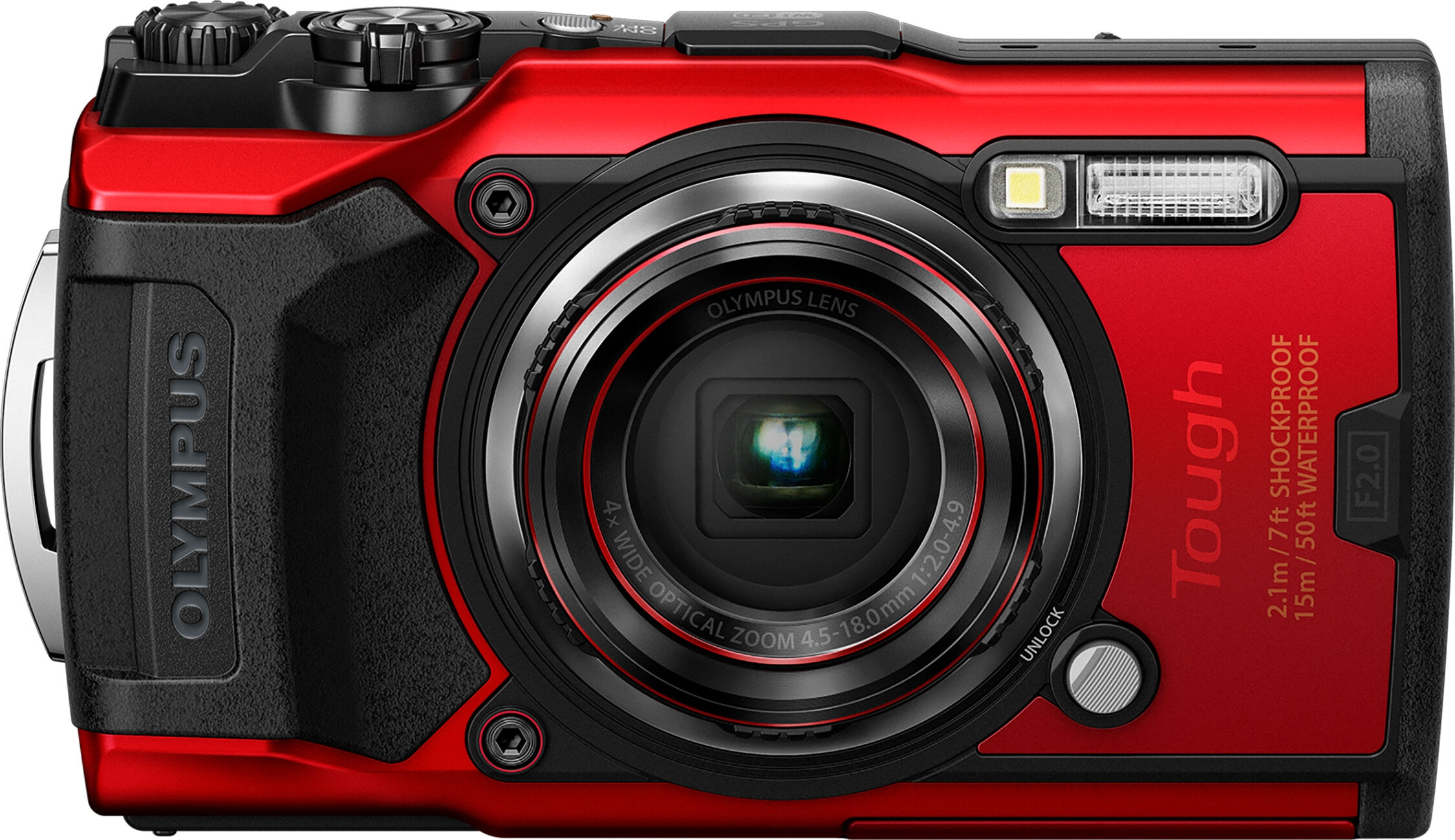 Olympus Tough TG-6 Etanche Rouge