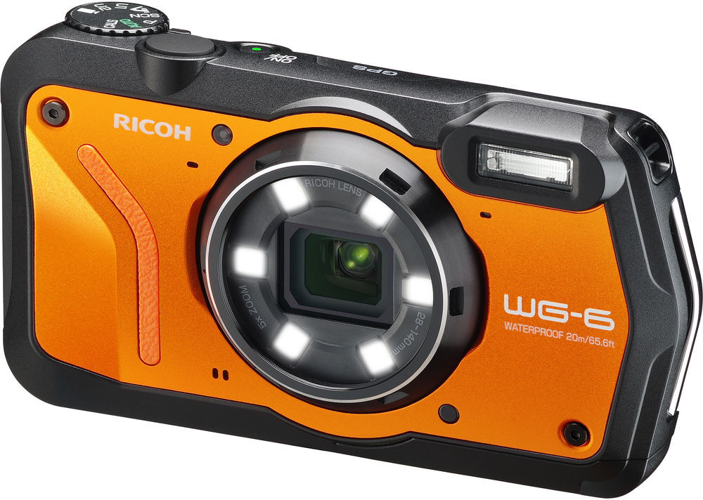 Ricoh Appareil Photo Etanche WG-6 Orange Ricoh Appareil Photo Etanche WG-6 Orange