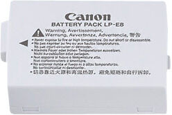 Canon Batterie LP-E8 (Eos 550D/600D/650D/700D) Canon Batterie LP-E8 (Eos 550D/600D/650D/700D)
