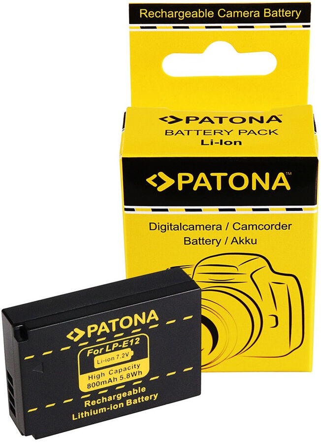PATONA Batterie Canon LP-E12 (800mAh) PATONA Batterie Canon LP-E12 (800mAh)