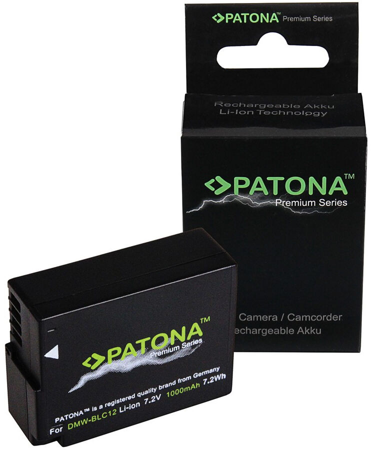 PATONA Batterie Panasonic DMW-BLC12E (1000mAh)