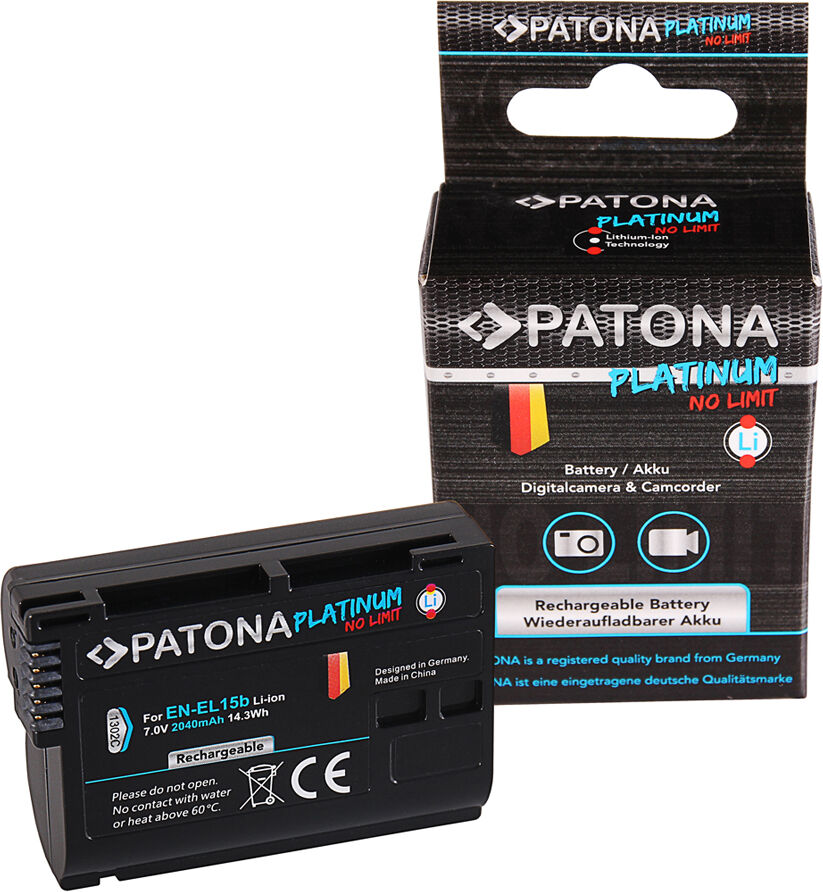 PATONA Batterie Nikon EN-EL15B (2040mAh) PATONA Batterie Nikon EN-EL15B (2040mAh)