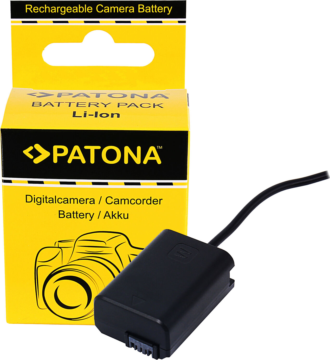PATONA Adaptateur de Batterie d'Entrée D-TAP pour Sony NP-FW50 PATONA Adaptateur de Batterie d'Entrée D-TAP pour Sony NP-FW50