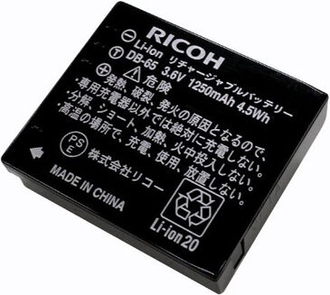 Ricoh Batterie DB65 pour GR Ricoh Batterie DB65 pour GR