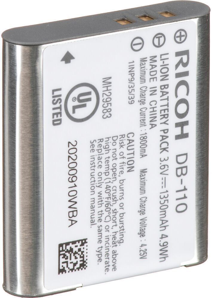 Ricoh Batterie DB-110 pour GR III Ricoh Batterie DB-110 pour GR III