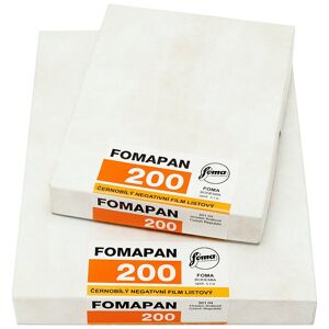 FOMA Fomapan 200 Plan Film 5.1x7.08 Inch 50 Films