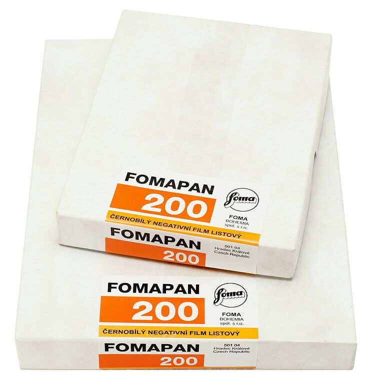 FOMA Fomapan 200 Plan Film 5x7 50 Films