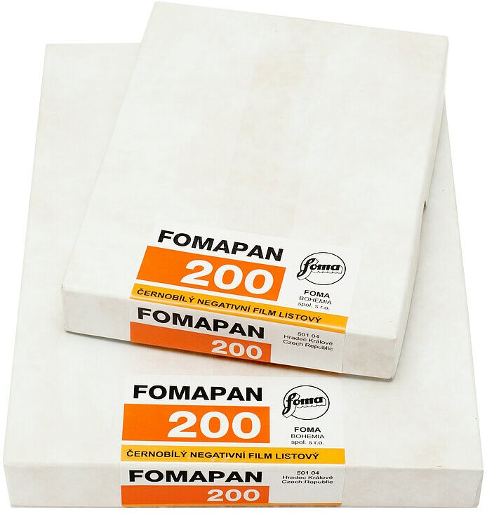 FOMA Fomapan 200 Plan Film 5.1x7.08 Inch 50 Films