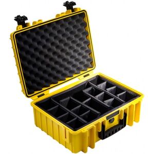 B&W Outdoor Case Type 5000 Cloisons Amovibles jaune