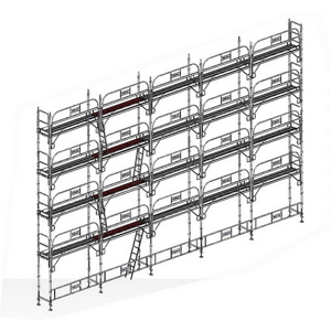 DIRECT MAT Lot 160 m2 echafaudage fixe Ø 45