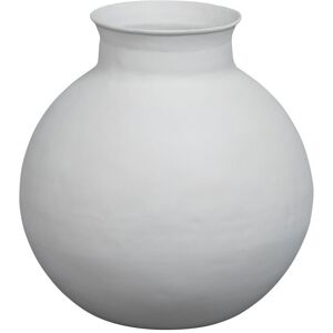 BePureHome Vicing - Vase en métal - Couleur - Blanc cassé