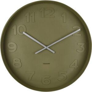 Karlsson Mr. Green - Horloge murale ronde ø51cm - Couleur - Vert mousse