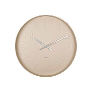 Karlsson Mr. Brown - Horloge murale ronde ø51cm - Couleur - Beige