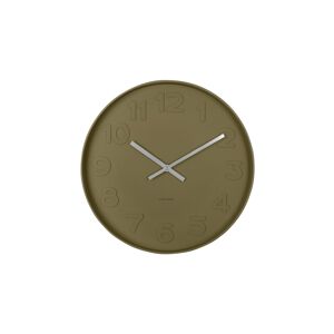 Karlsson Mr. Green - Horloge murale ronde ø37,5cm - Couleur - Vert mousse