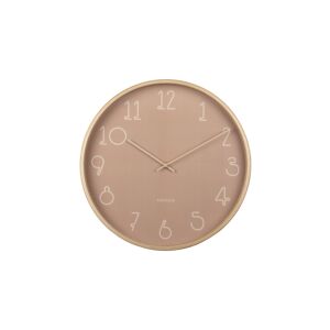Karlsson Sencillo - Horloge aux nombres graphiques ø40cm - Couleur - Rose pastel - Publicité