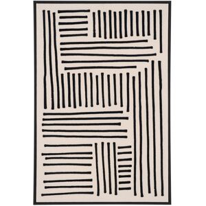 House Nordic Lipari - Tableau contemporain - Couleur - Noir et blanc, Dimensions - 140x100 cm