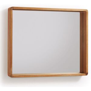 Kave Home Kuveni - Miroir en bois 80x65cm - Couleur - Bois clair