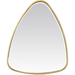 No name Ners - Miroir triangle 42x50 cm - Couleur - Or