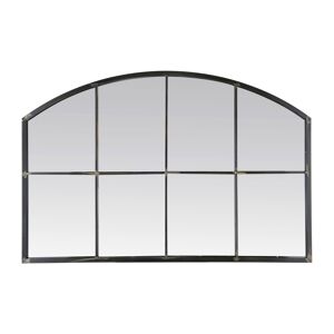 No name Arcy - Miroir de style indus en arc 120x80cm - Couleur - Noir