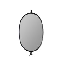 Lara - Miroir ovale en métal Zuiver - Couleur - Noir <br /><b>120.00 EUR</b> Drawer