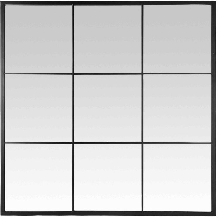 Jules - Miroir fenêtre style industriel 100x100 Jules - Miroir fenêtre style industriel 100x100