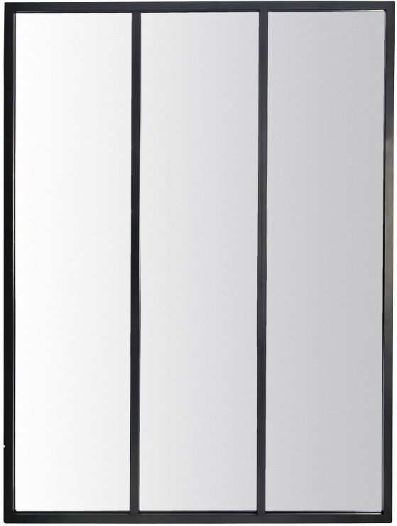 Louvil - Miroir verrière en métal 90x120 cm Louvil - Miroir verrière en métal 90x120 cm