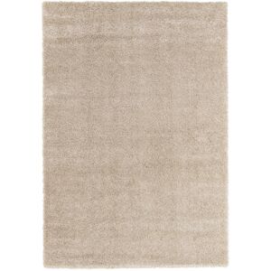 No name Springs II - Tapis à poil long lavable en machine - Couleur - Beige, Dimensions - 120x170 cm