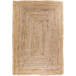 House Nordic Bombay III - Tapis rectangulaire en jute - Couleur - Naturel, Dimensions - 180x120cm