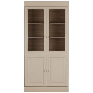 Vtwonen Chow - Vaisselier 4 portes en bois - Couleur - Beige