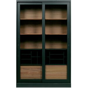 Woood James - Vitrine en Bois - Couleur - Noir