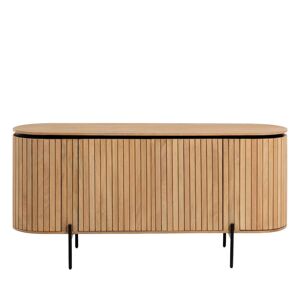 Kave Home Lafaba - Buffet ovale en bois 170x80cm - Couleur - Naturel