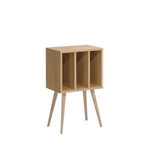 Drawer Elvdal - Meuble de rangement vinyles en bois - Couleur - Bois clair