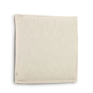 Kave Home Tanit - Tête de lit en lin 100x100cm - Couleur - Blanc