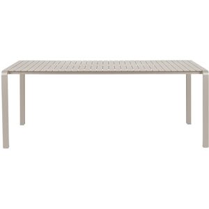 Zuiver Vondel - Table de jardin en métal 214x97cm - Couleur - Beige